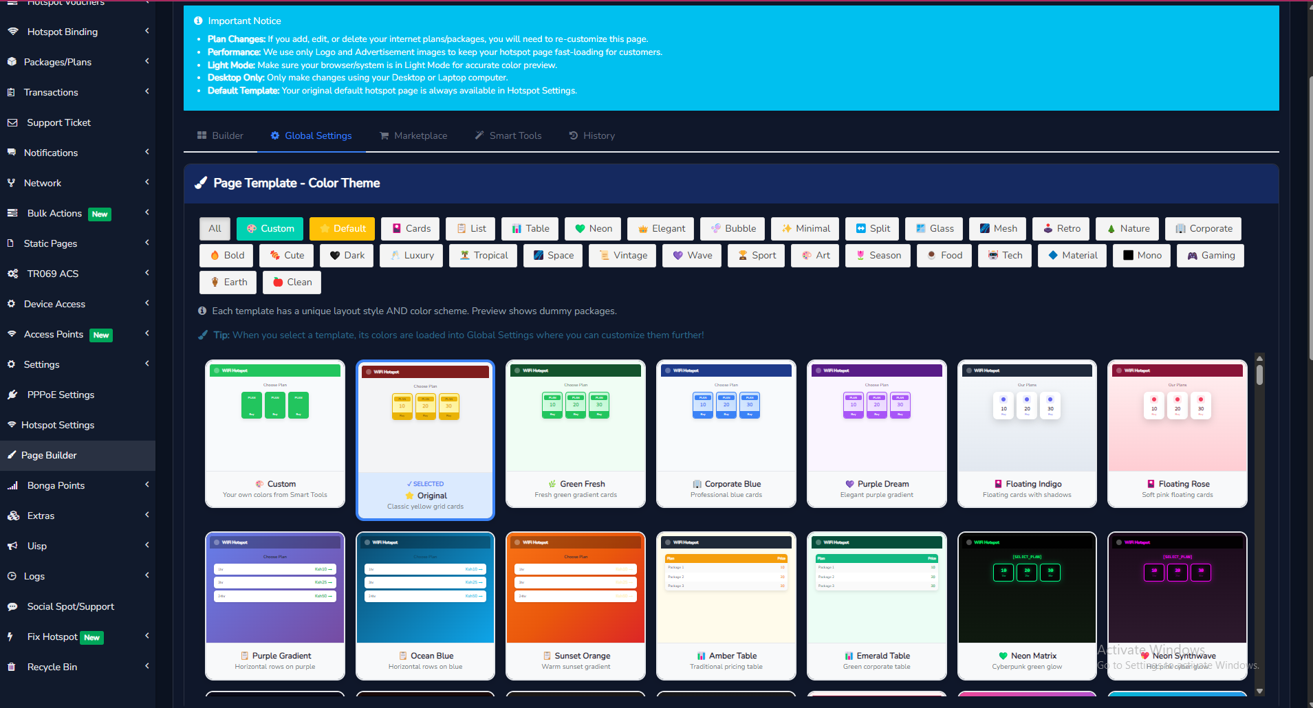 Hotspot Tanzania custom hotspot login page builder for branded WiFi portals